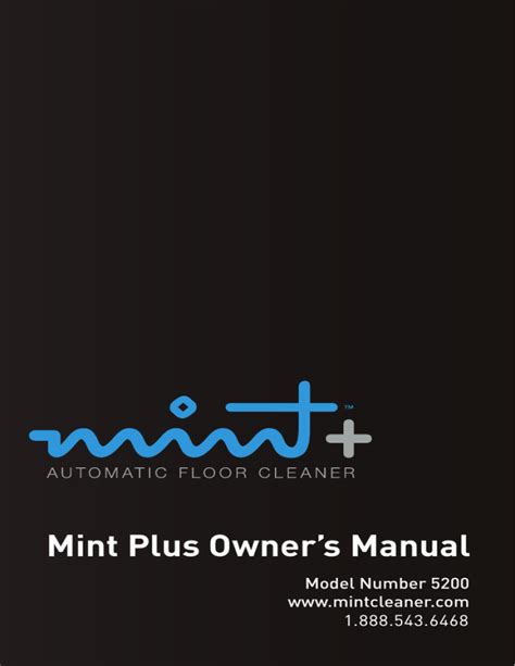 mint plus owners manual PDF