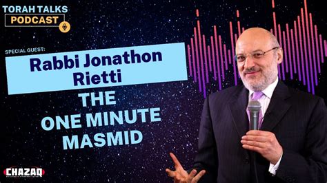 minute masmid rabbi jonathan rietti Reader