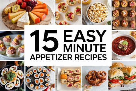 minute recipes delicious appetizers essential PDF