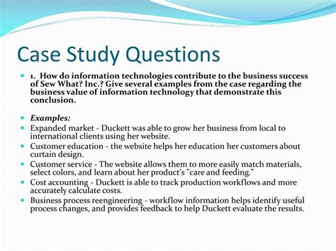 mis case studies questions and answers Kindle Editon