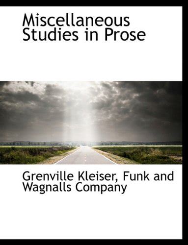 miscellaneous studies prose exclusive grenville Kindle Editon