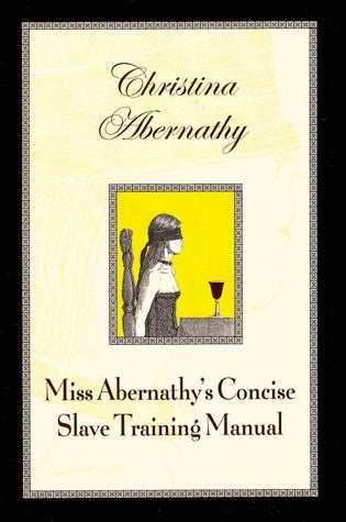 miss abernathys concise slave training manual PDF