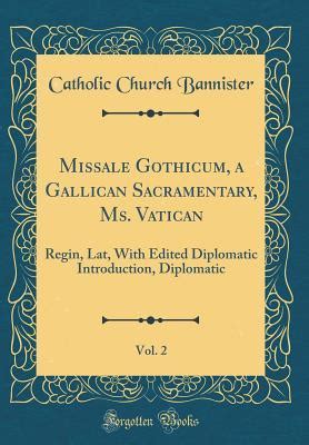 missale gothicum gallican sacramentary vatican Epub