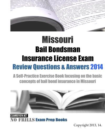 missouri bondsman insurance license questions Doc