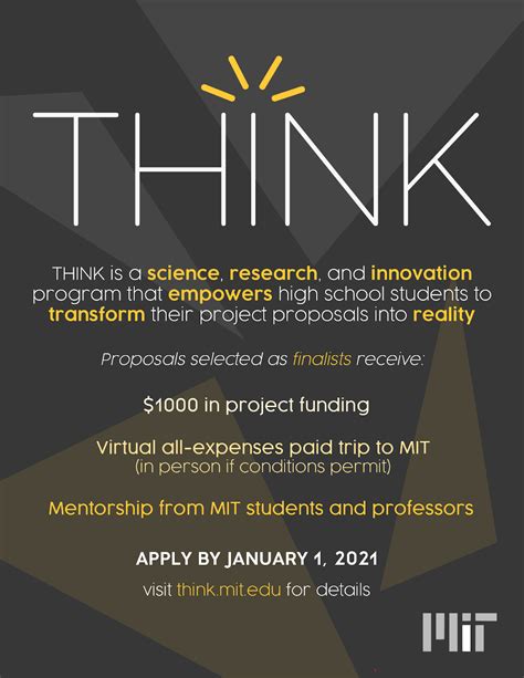 mit think scholars program