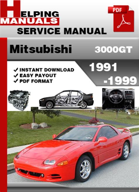 mitsubishi 3000gt service repair manual 1991 1992 Kindle Editon