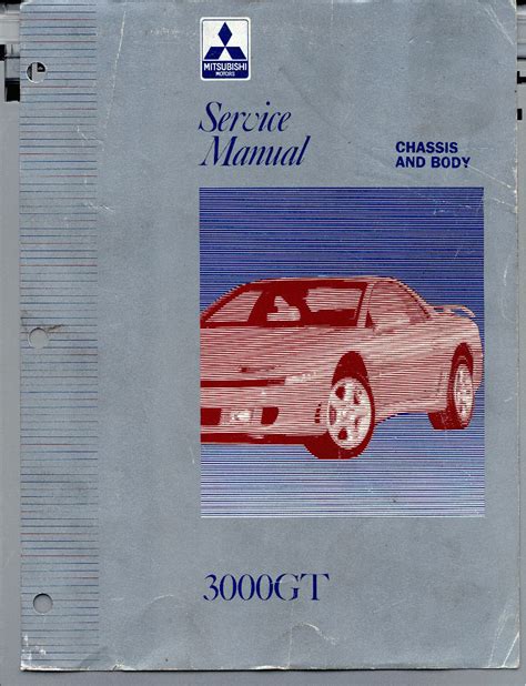 mitsubishi 3000gt shop manual 1994 Epub