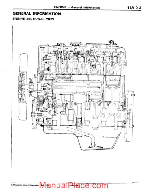 mitsubishi 4d56 engine 1991 1993 service manual user guide Kindle Editon