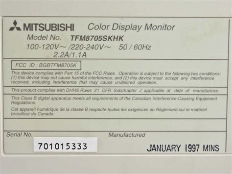 mitsubishi 87txm monitors owners manual Reader