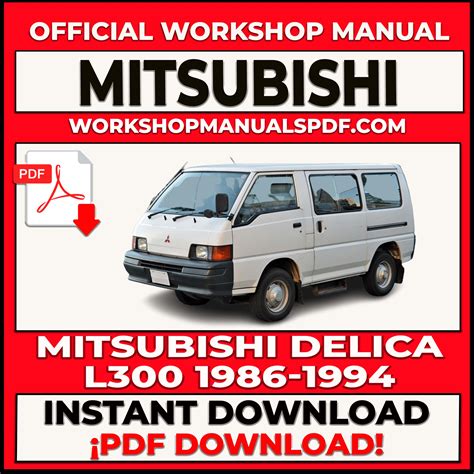 mitsubishi delica l300 pdf service repair workshop manual Epub