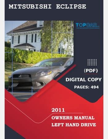 mitsubishi eclipse owners manual pdf Kindle Editon