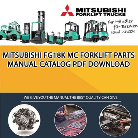 mitsubishi fg18k manual pdf Kindle Editon