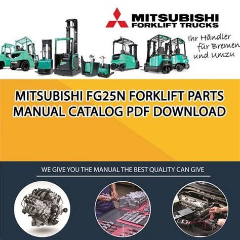 mitsubishi forklift parts user manual catalog Doc