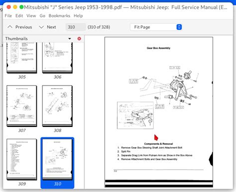 mitsubishi jeep full service manual english PDF