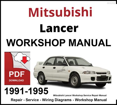 mitsubishi lancer 1995 manual pdf Kindle Editon