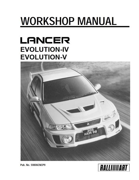 mitsubishi lancer evolution 4 workshop manual Doc