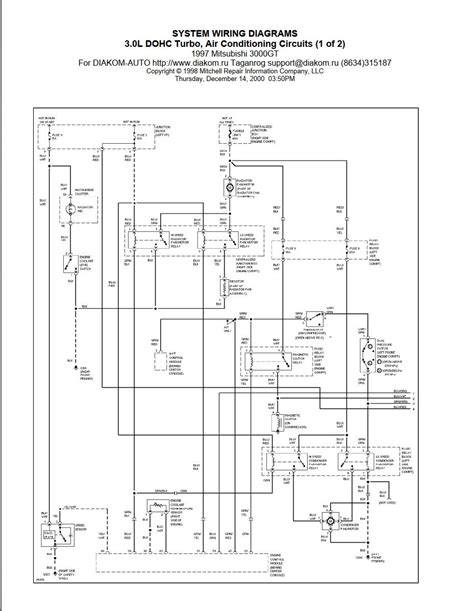 mitsubishi magna electrical circuit diagram PDF