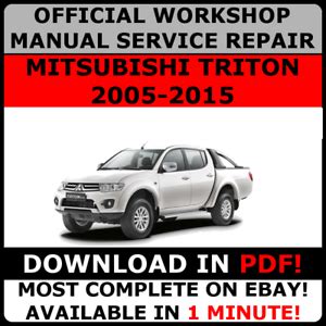 mitsubishi mk triton workshop repair manual free ebook Kindle Editon