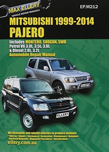 mitsubishi pajero 2000 to 2010 max ellerys vehicle repair manuals Kindle Editon