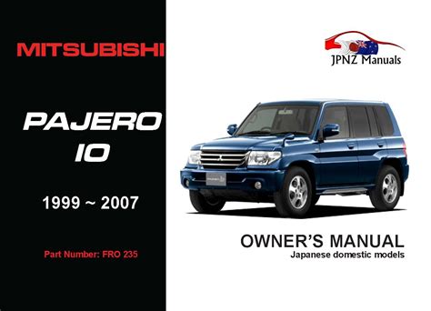 mitsubishi pajero io user manual Doc