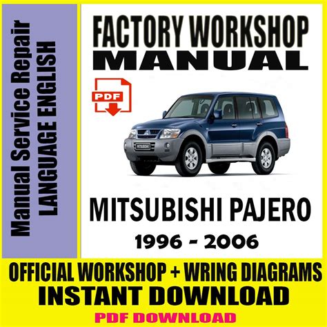 mitsubishi pajero service manual v6 Epub