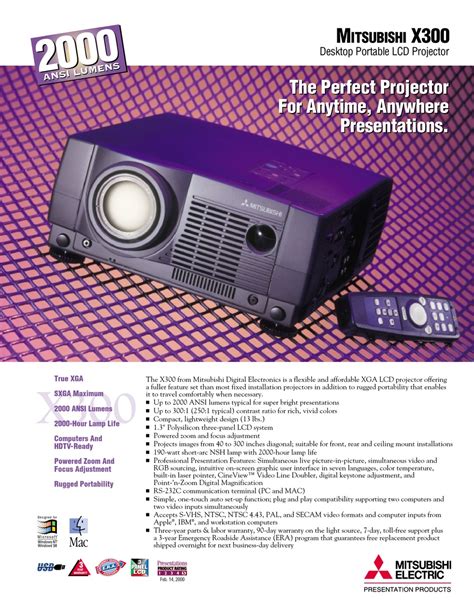 mitsubishi x300 projectors owners manual Reader