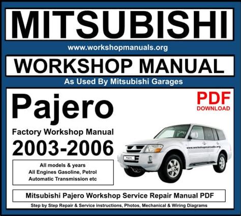 mitsubishi-pajero-v6-3000-service-manual Ebook PDF