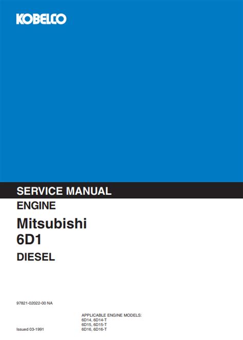 mitsubushi 6d14 service manual Kindle Editon