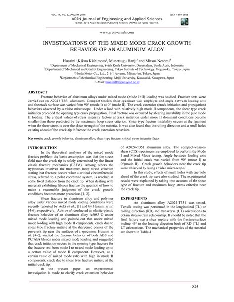 mixed mode crack behavior issue 1359 mixed mode crack behavior issue 1359 Doc