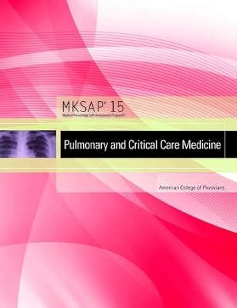 mksap 15 pulmonary and critical care medicine Reader