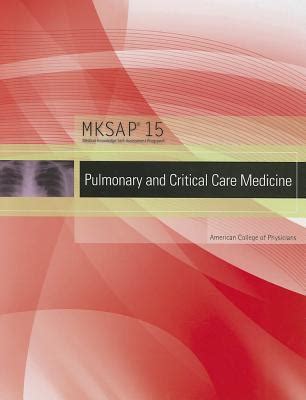 mksap 15 pulmonary and critical care medicine Reader