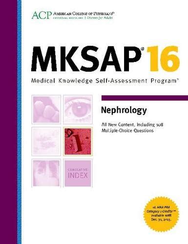 mksap 16 nephrology questions Ebook Kindle Editon