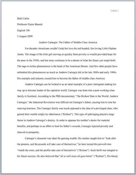 mla format five paragraph essay PDF