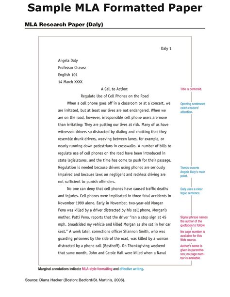 mla format for essay writing Reader