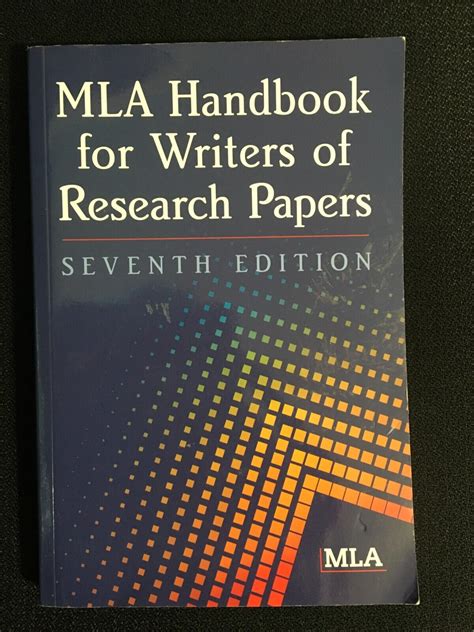 mla handbook for writers of research papers 7th edition PDF