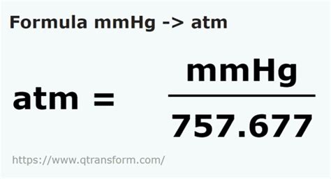 mmhg to atmospheres