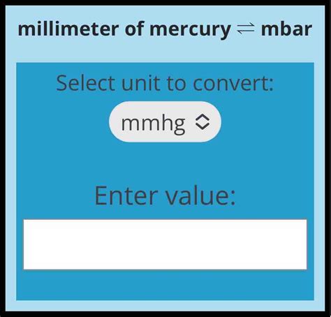 mmhg to mbar: A Comprehensive Guide