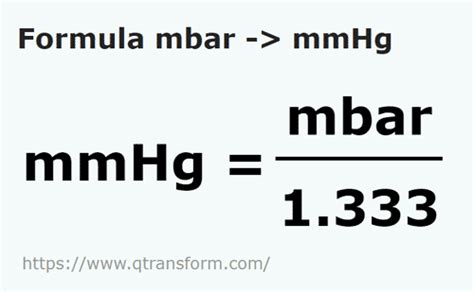 mmhg to mbar conversion