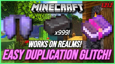 mminecraft 1.21 dupe glitch realms