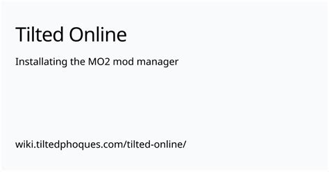 mo2 mod manager