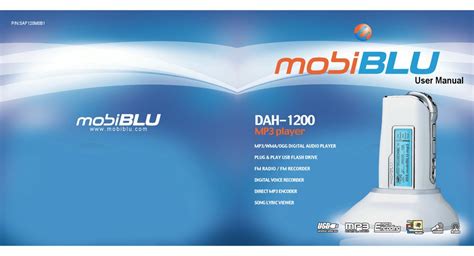 mobiblu dah 1200 mp3 players owners manual Kindle Editon