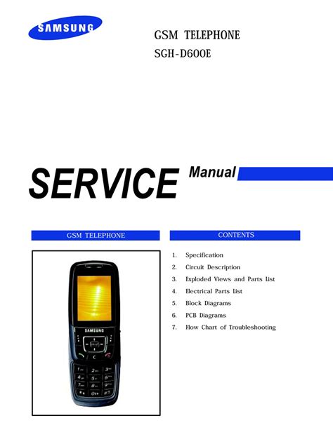 mobile phone service manual Reader