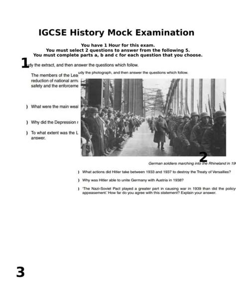 mock igcse sample examination paper Kindle Editon