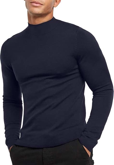 mock neck shirts for men