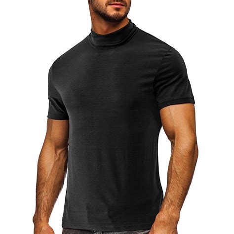 mock turtleneck tee shirts