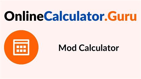 mod calculator online