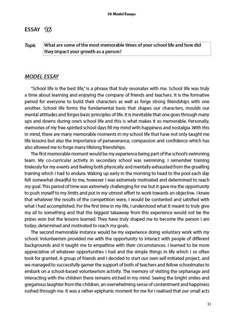 model essays for o levels english PDF