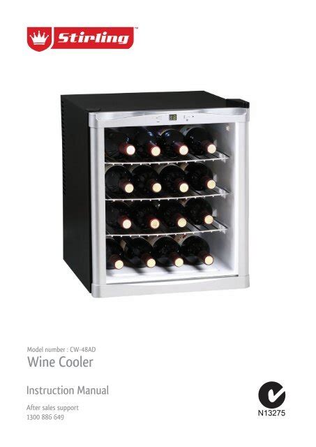 model number cw 48ad wine cooler tempo aust Doc