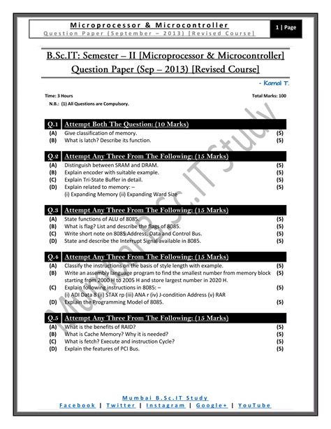 model question paper of advanced microprocessor 2013 Doc