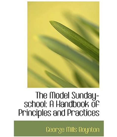 model sunday school handbook principles practices Kindle Editon